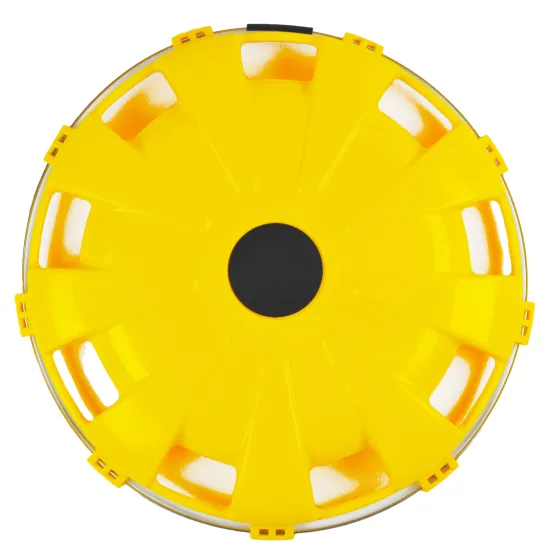 Колпак колеса передний R-22,5 (пластик-желтый) NEW ТУРБО