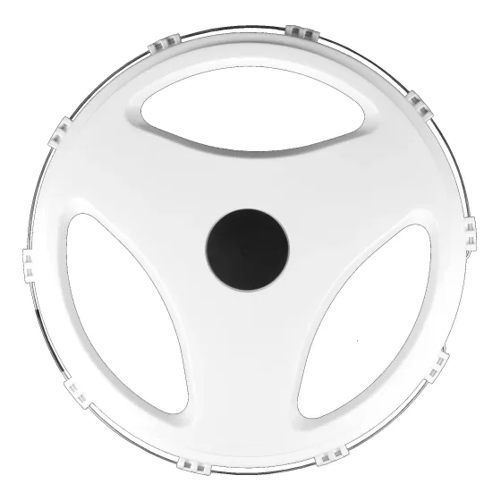 Колпак колеса задний R-22,5 (пластик-белый) NEW ЛУЧИ /1/50