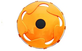 Колпак колеса задний R-17,5 (пластик-оранжевый)