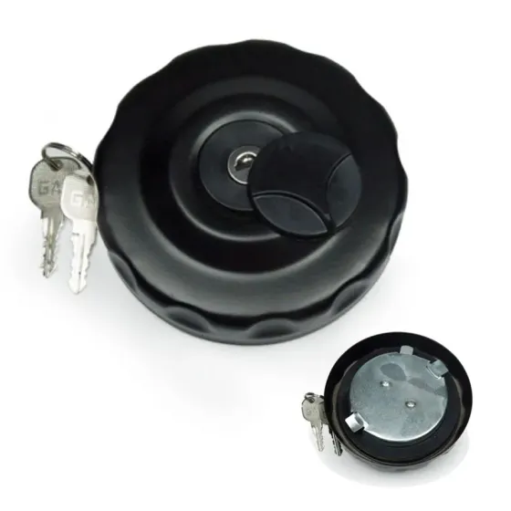 Крышка топливного бака D=80мм KN-076 (017) металл Черная