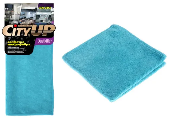 Салфетки для уборки из микрофибры CityUP CA-103 350х400мм /5/200