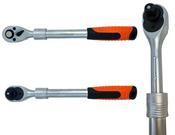 Трещотка 1/2" Телескопическая L=305-445мм (72 зуба)