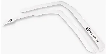 Дефлектор VOLVO FH 13 -16 (Большой угол) Белый с вырезом под бордюрник