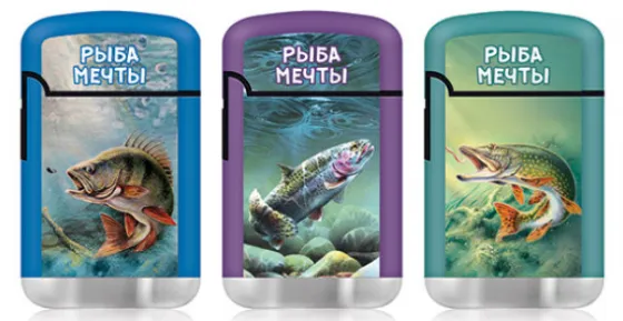 Зажигалка ZL-3 FISHING в ассортименте