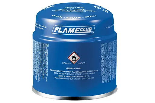 Газ баллон FLAME 190гр.Греция (прокалываемый)