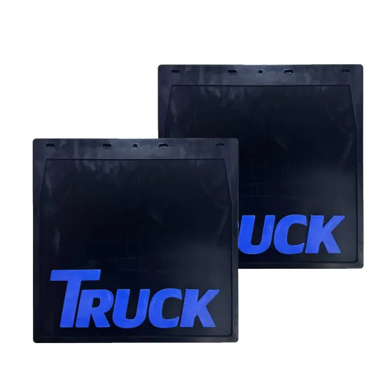 Брызговики (резина) 400х400мм TRUCK (синяя надпись)