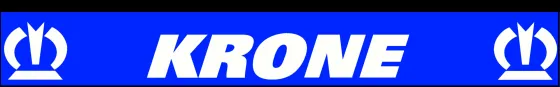 Брызговики 2050х320мм KRONE Белый НА СИНЕМ ФОНЕ
