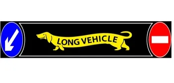 Брызговики длинномер 2400х350мм LONG VEHICLE (Такса)