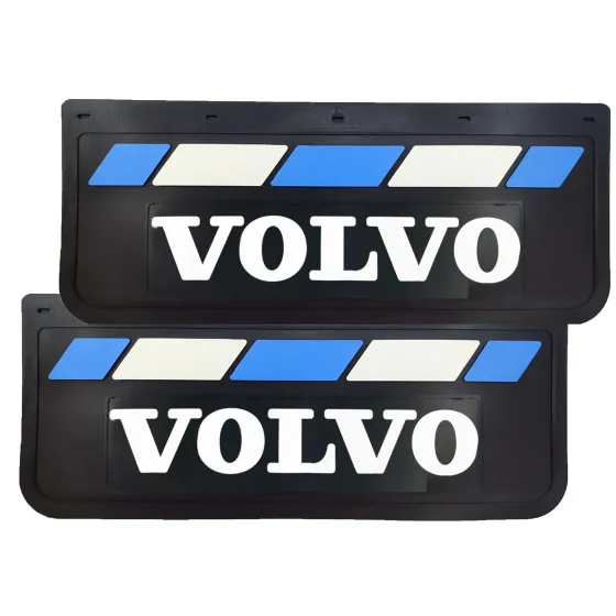 Брызговики 670х270мм VOLVO LUX PRO (Синий/Белый)