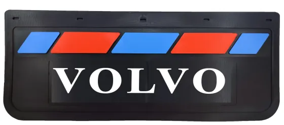 Брызговики 670х270мм VOLVO LUX PRO (Красный/Синий)