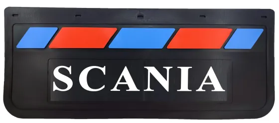 Брызговики 670х270мм SCANIA LUX PRO (Красный/Синий)