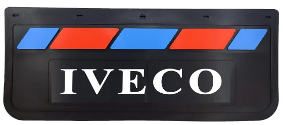 Брызговики 670х270мм IVECO LUX PRO (Красный/Синий)