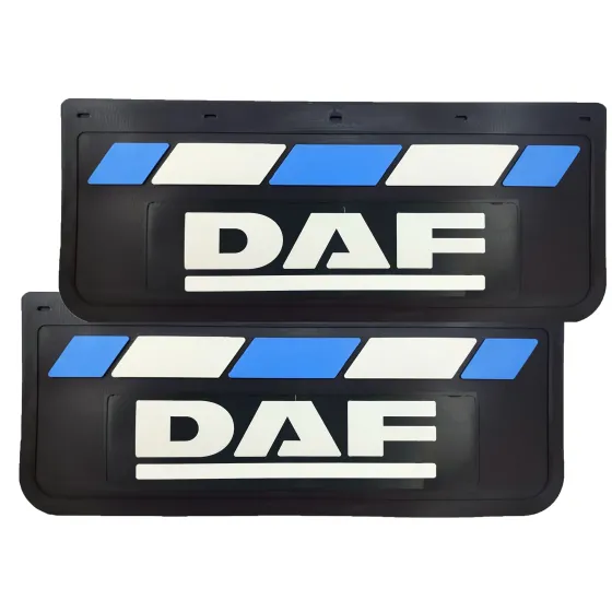 Брызговики 670х270мм DAF LUX PRO (Синий/Белый)