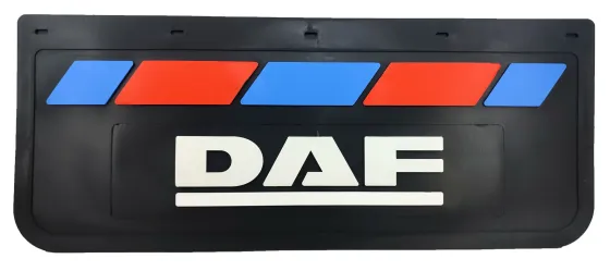 Брызговики 670х270мм DAF LUX PRO (Красный/Синий)