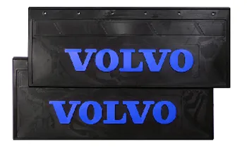 Брызговики 670х270мм (VOLVO) синяя надпись LUX РБ
