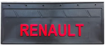 Брызговики 670х270мм (RENAULT) красная надпись LUX РБ