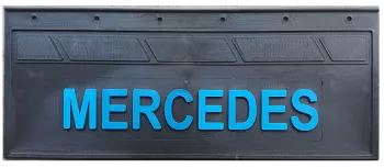 Брызговики 670х270мм (MERCEDES) синяя надпись LUX РБ