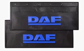 Брызговики 670х270мм (DAF) синия надпись LUX РБ