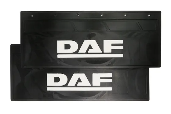 Брызговики 670х270мм (DAF) белая надпись LUX РБ