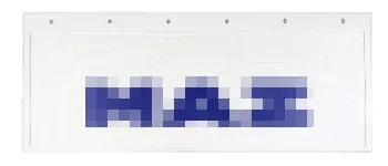 Брызговики 670х270мм "М-З" (синий) Белая Резина