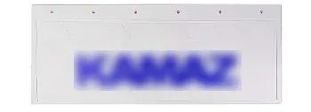 Брызговики 670х270мм "К-З" (синий) Белая Резина