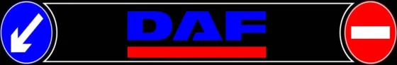 Брызговики длинномер 2400х350мм DAF