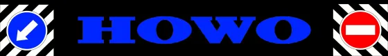 Брызговики длинномер 2400х350мм HOWO Синий