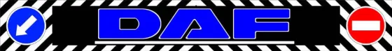 Брызговики длинномер 2400х350мм DAF синий