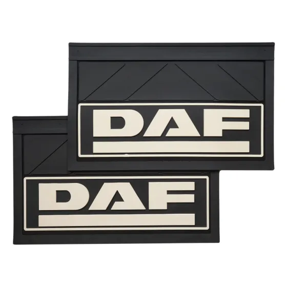 Брызговики 600х370мм (DAF) Рамка + объемный текст LUX