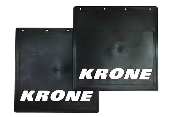 Брызговики 400х400 (KRONE) белая надпись LUX РБ