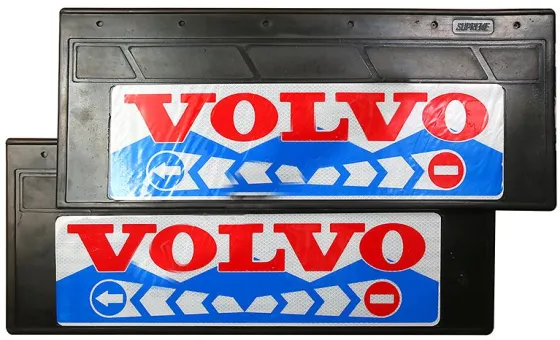 Брызговики 660х270мм "VOLVO" Светоотражающие Стрелка-Кирпич