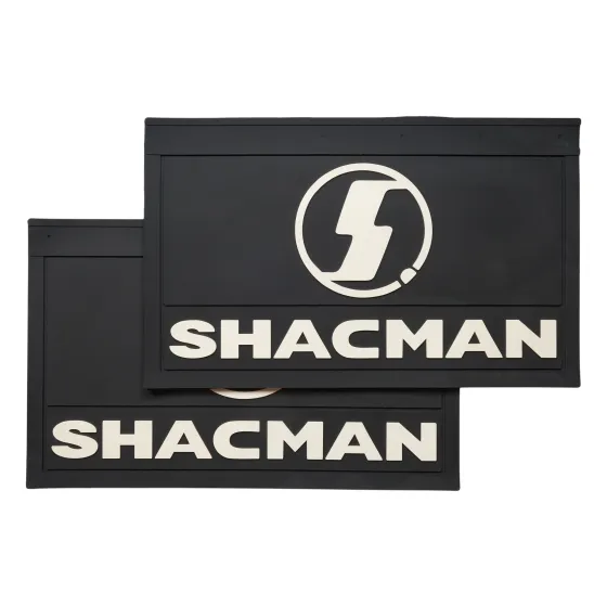 Брызговики 600х370мм (SHACMAN) объемный текст LUX