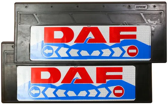 Брызговики 660х270мм "DAF" с светоотражающей основой