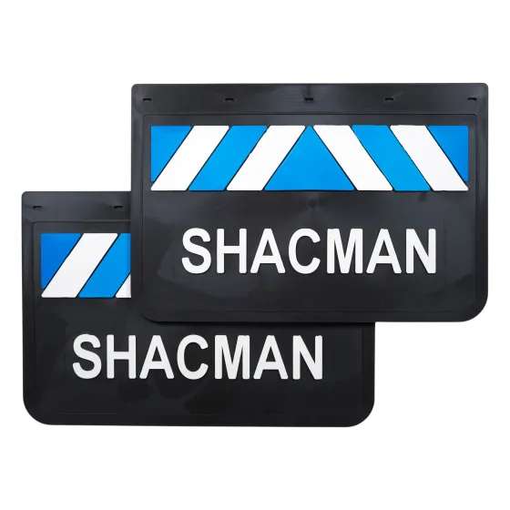 Брызговики 600х400мм SHACMAN LUX PRO (Синий/Белый)