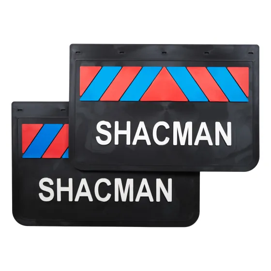 Брызговики 600х400мм SHACMAN LUX PRO (Красный/Синий)