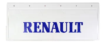 Брызговики 670х270мм "RENAULT" (синий) Белая Резина LUX РБ