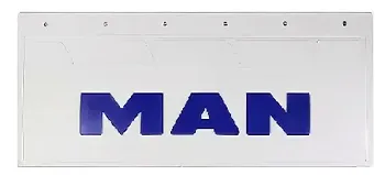 Брызговики 670х270мм "MAN" (синий) Белая Резина LUX РБ
