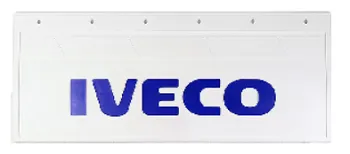 Брызговики 670х270мм "IVECO" (синий) Белая Резина LUX РБ