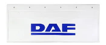 Брызговики 670х270мм "DAF" (синий) Белая Резина LUX РБ