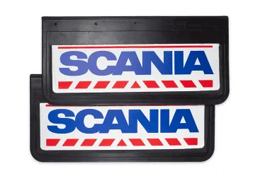 Брызговики 520х250мм SCANIA (белый фон)