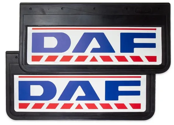 Брызговики 520х250мм DAF Белый фон