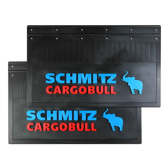 Брызговики 600х350мм "SCHMITZ CARGOBULL" Красно-синий LUX РБ
