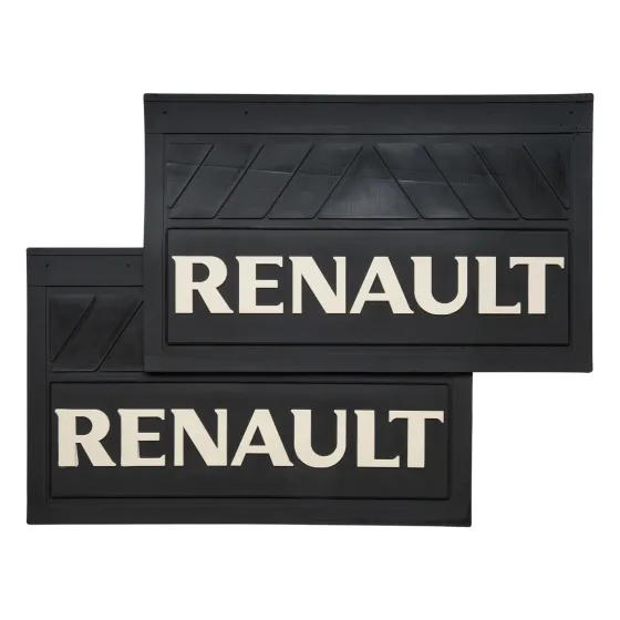 Брызговики 600х370мм (RENAULT) объемный текст LUX
