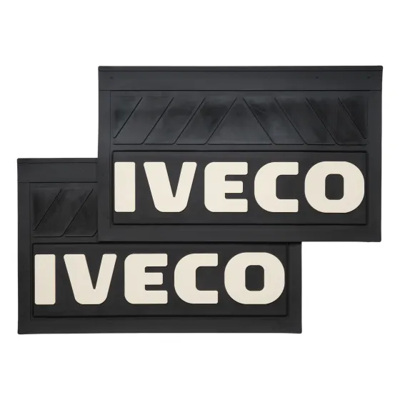 Брызговики 600х370мм (IVECO) объемный текст LUX