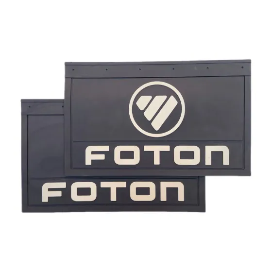 Брызговики 600х370мм (FOTON) черный LUX