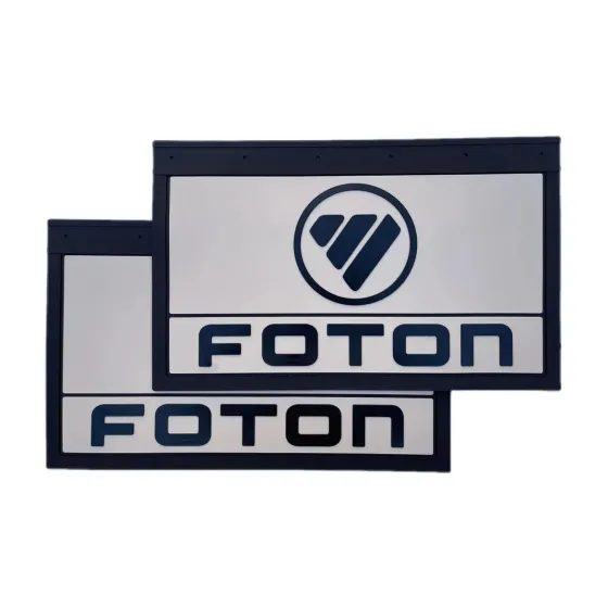 Брызговики 600х370мм (FOTON) белый LUX