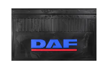 Брызговики 600х370мм (DAF) синий с красной полосой LUX РБ