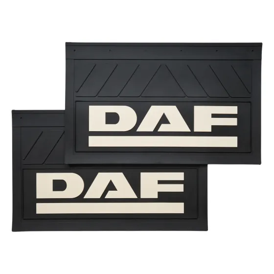 Брызговики 600х370мм (DAF) объемный текст LUX