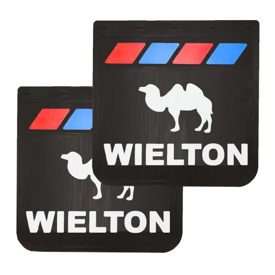 Брызговики 400х400мм WIELTON + ЗНАК LUX PRO (Красный/Синий)