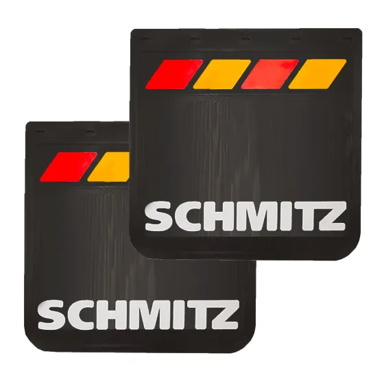 Брызговики 400х400мм SCHMITZ LUX PRO (Красный/Желтый)